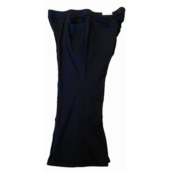 Lane Bryant Plus Size 28P Ponte Boot Cut Pant Black Pull On Career Stretch - Picture 3 of 8